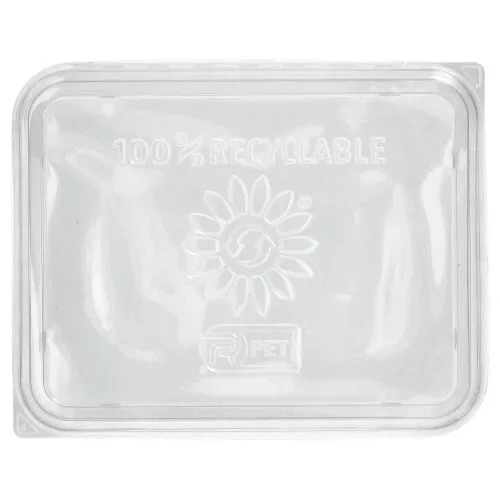 Deksels voor magnetronschalen 2 cm x 23,4 cm x 18,7 cm transparant