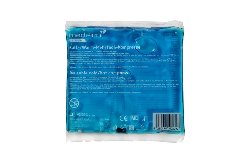 Medi-Inn Classic warme en koude kompressen 29 cm x 12 cm blauw