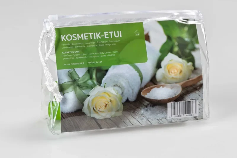 Cosmetica-etui 19,5 cm x 6 cm x 14 cm transparant