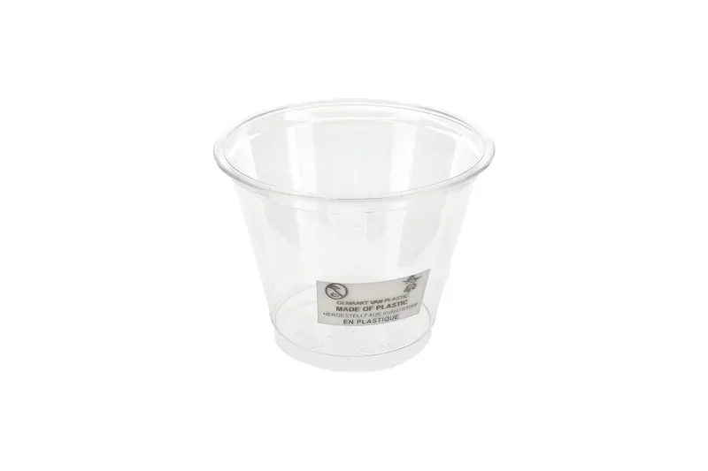 Bekers 240 ml, aPET Ø 9,2 x 7,1 cm transparant