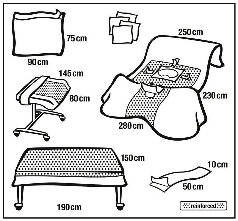 Foliodrape Protect Plus Gyn/Abdo-per set 2