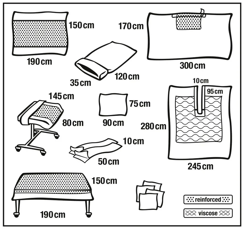 Foliodrape heupset 7 Protect Plus