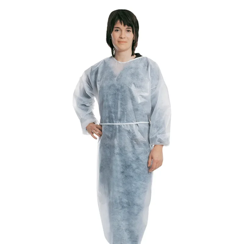 Foliodress Bezoekersjas Wit