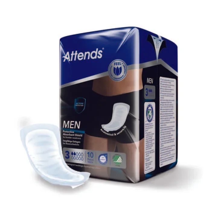 Attends men 3 prot ABS shield