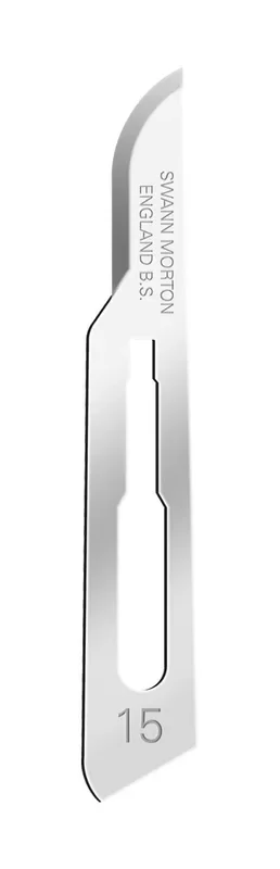 Scalpelmesje Swann Morton steriel nr. 15
