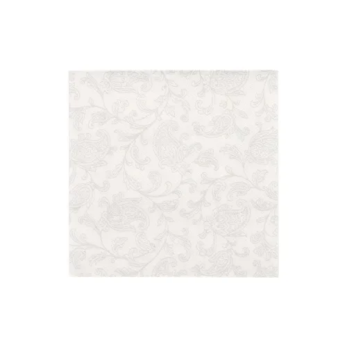 Servetten “Royal Collection” 1/4 vouw 25 cm x 25 cm wit Ornaments