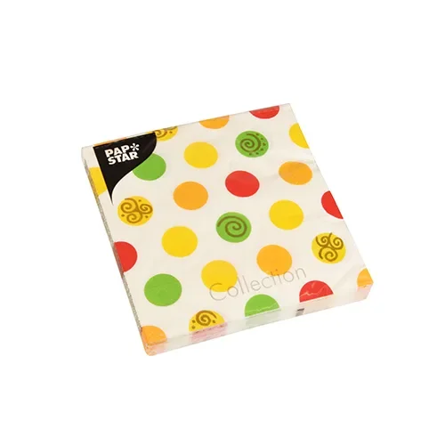 Servetten 3-laags 1/4 vouw 33 cm x 33 cm Balls