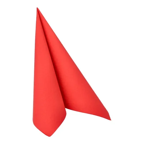 Servetten Royal Collection 1/4 vouw 40 cm x 40 cm rood
