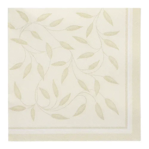 Servetten “Royal Collection” 1/4 vouw 40 cm x 40 cm champagne “New Mediterran”