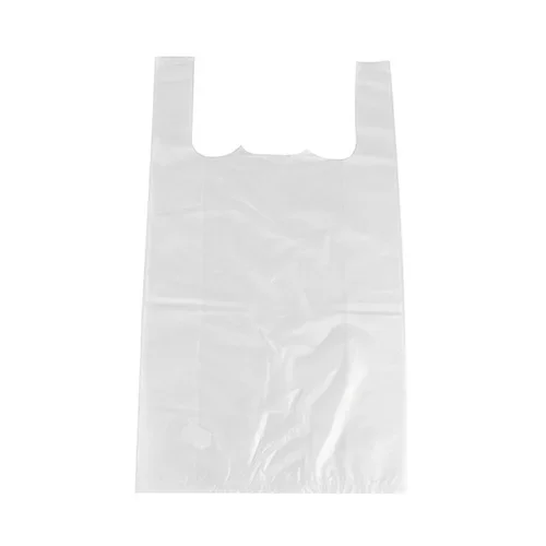 Hemddraagtassen, HDPE 48 cm x 27 cm x 12 cm wit