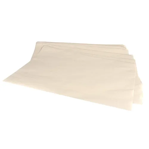 Blad zijdevloeipapier 50 cm x 37,5 cm wit