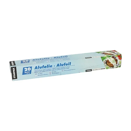 Aluminiumfolie 20 m x 30 cm in dispenser doos