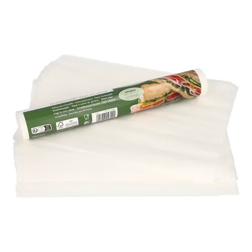 Blad Boterhampapier 25 cm x 30 cm wit