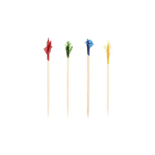 Decoprikkers 6,8 cm assorti kleuren Frills