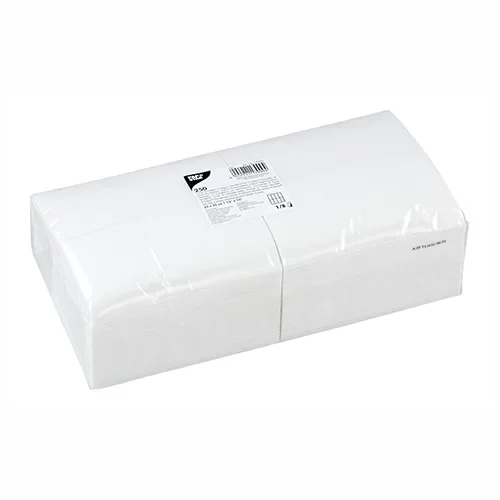 Servetten, 2-laags 1/8 vouw 33 cm x 33 cm wit