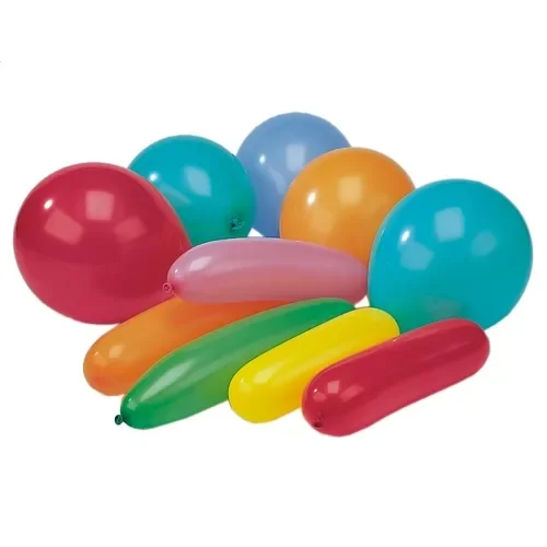 Ballonnen assorti kleuren “verschillende vormen”