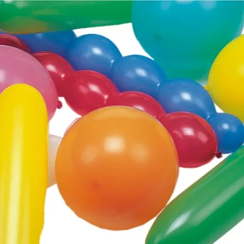 Ballonnen assorti kleuren “verschillende vormen”, extra groot