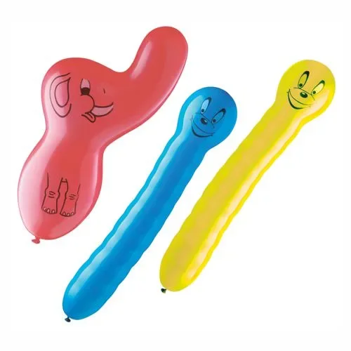 Ballonnen assorti kleuren “verschillende vormen”