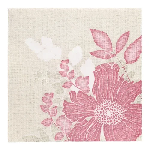 Servetten “Royal Collection” 1/4 vouw 40 cm x 40 cm fuchsia Annabel