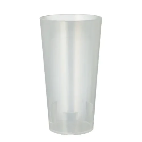 Drinkbekers, herbruikbaar 0,4 l Ø 7,5 cm x 14,5 cm transparant onbreekbaar
