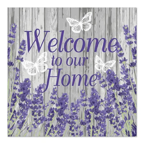 Servetten 3-laags 1/4 vouw 33 cm x 33 cm Welcome