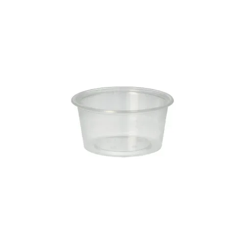 Dressingschaaltjes, PP rond 80 ml Ø 7,1 cm x 3,5 cm transparant