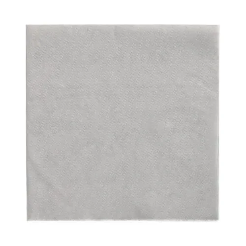 Servetten, 1-laags 1/4 vouw 33 cm x 33 cm lichtgrijs