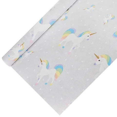 Tafelkleed, papier 5 m x 1,2 m Unicorn