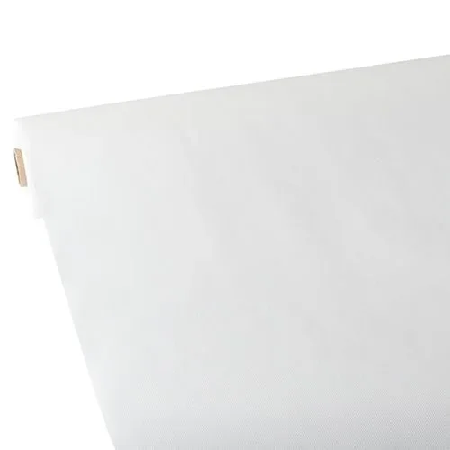 Tafelkleed, Vlies “soft selection” 25 m x 1,18 m wit