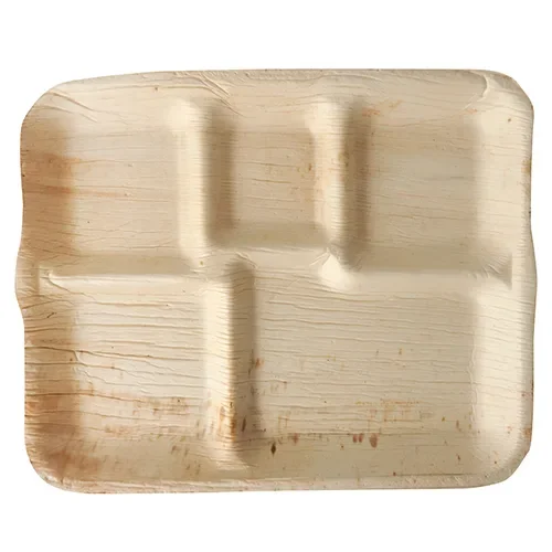 Borden, palmblad “pure” 5-vaks 27 cm x 21,5 cm x 2 cm