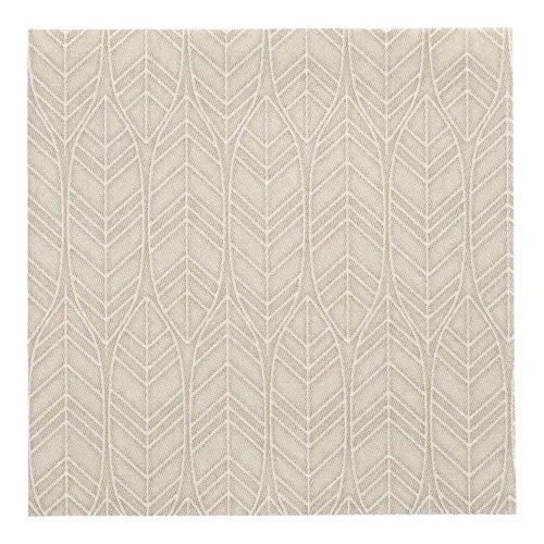 Servetten “Royal Collection” 1/4 vouw 40 cm x 40 cm zand Leaves