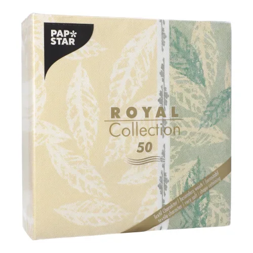 Servetten “Royal Collection” 1/4 vouw 40 cm x 40 cm groen Autumn