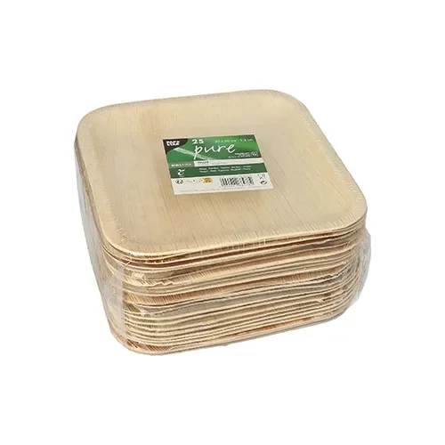 Borden, palmblad pure hoekig 20 cm x 20 cm x 2 cm