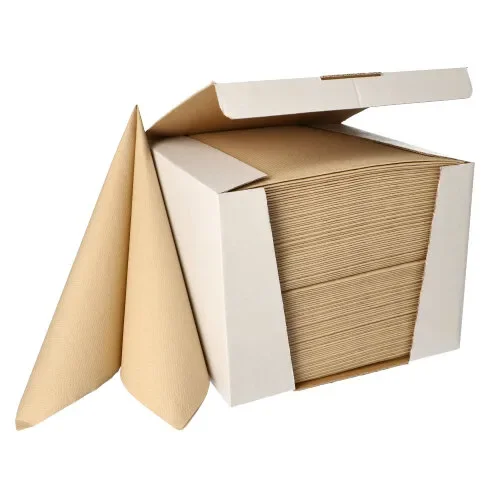 Servetten “Royal Collection” 1/4 vouw 40 cm x 40 cm zand