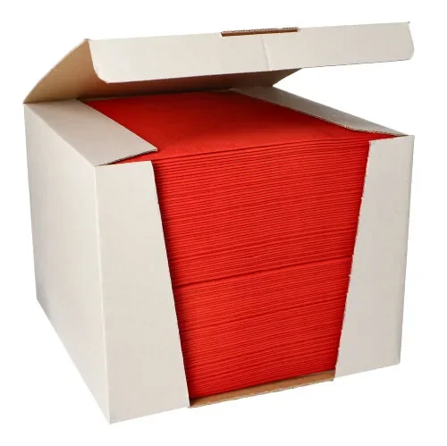 Servetten “Royal Collection” 1/4 vouw 40 cm x 40 cm rood
