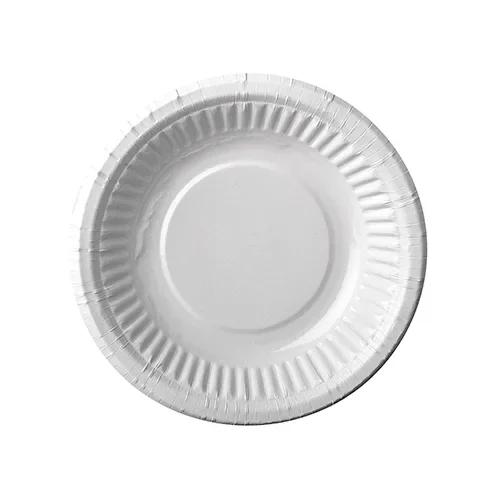 Schalen, karton rond Ø 19 cm x 3 cm wit