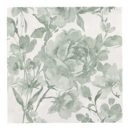 Servetten “Royal Collection” 1/4 vouw 40 cm x 40 cm donkergroen Rose