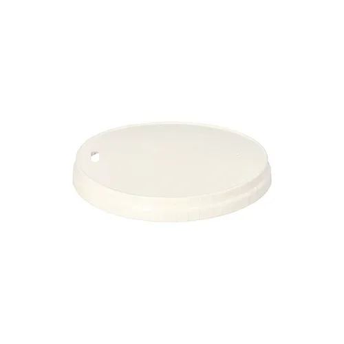 Deksels voor drinkbekers, Karton Ø 9 cm wit