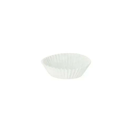 Bakvormpjes rond Ø 3,5 cm x 1,9 cm wit