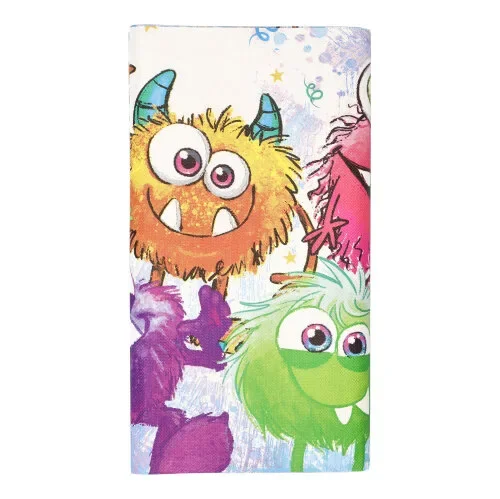 Tafelkleed, papier 120 cm x 180 cm “Funny Monsters”