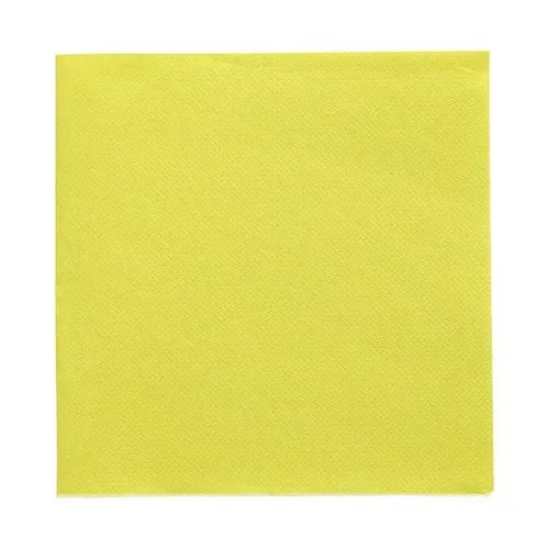 Servetten Daily Collection 1/4 vouw 32 cm x 32 cm lime