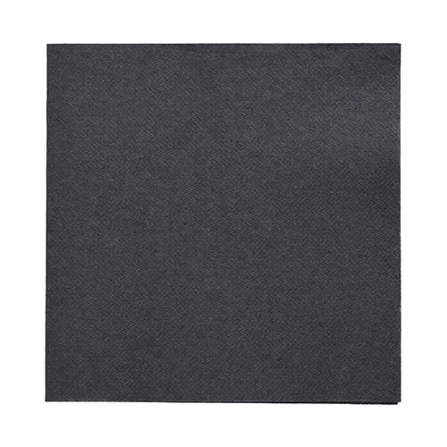Servetten Daily Collection 1/4 vouw 32 cm x 32 cm zwart
