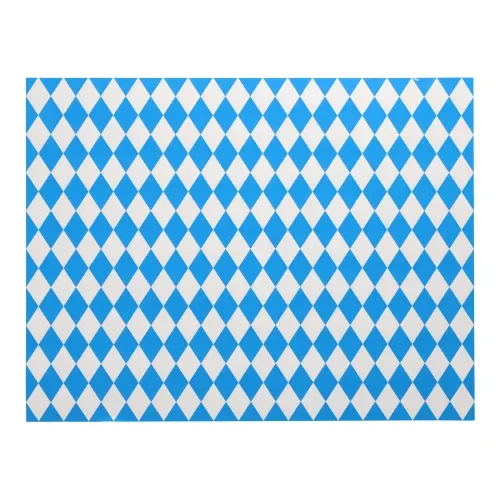 Placemats, papier 30 cm x 40 cm “Beiers blauw”