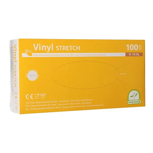 Medi-Inn Handschoenen Vinyl poedervrij Stretch Maat maat XL