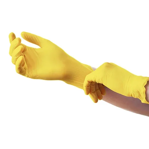Medi-Inn Classic Handschoenen Nitril poedervrij geel “Nitril Yellow” Maat maat XL