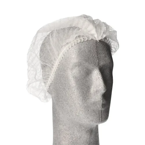Work-inn/PS Baret met clip, nonwoven Ø 30 cm wit