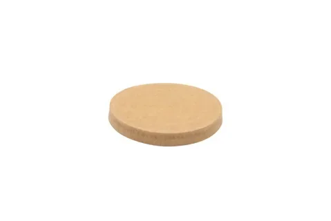 Deksels voor sauscups, karton Ø 6,15 cm bruin Kraft
