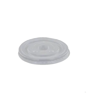 Deksels met kruisopening, PS Ø 9 cm transparant
