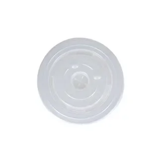 Deksels met kruisopening, PS Ø 9,2 cm transparant