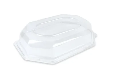 Deksels voor cateringschalen, rPET 29 cm transparant